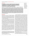 Research paper thumbnail of A simple two-state model interprets temporal modulations in eruptive activity and enhances multivolcano hazard quantification