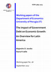 Research paper thumbnail of The Impact of Government Debt on Economic Growth: An Overview for Latin America