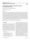 Research paper thumbnail of Human–machine coordination in mixed traffic as a problem of Meaningful Human Control