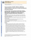 Research paper thumbnail of The role of germlineAIP,MEN1, PRKAR1A,CDKN1BandCDKN2Cmutations in causing pituitary adenomas in a large cohort of children, adolescents, and patients with genetic syndromes