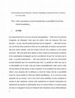 Research paper thumbnail of La Possibilité, Lectures apocalyptiques d'Houellebecq