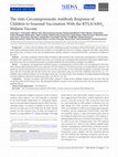 Research paper thumbnail of The Anti-Circumsporozoite Antibody Response of Children to Seasonal Vaccination With the RTS,S/AS01E Malaria Vaccine