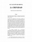 Research paper thumbnail of AGUSTÍN DE HIPONA, DE TRINITATE Esp. CPierantoni