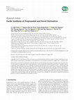 Research paper thumbnail of Facile Synthesis of Propranolol and Novel Derivatives