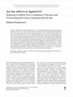 Research paper thumbnail of Are You with Us or Against Us? Studying Conflicts Over Conspiracy Theories and Overcoming the Great Conspiratorial Divide