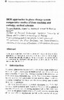 Research paper thumbnail of BEM Approaches To Phase Change System - Comparative Studies Of Front Tracking And Enthalpy Method Schemes