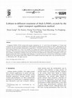 Research paper thumbnail of Lithium in-diffusion treatment of thick LiNbO3 crystals by the vapor transport equilibration method