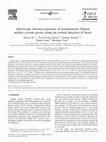 Research paper thumbnail of Anisotropic thermal expansion of stoichiometric lithium niobate crystals grown along the normal direction of facets