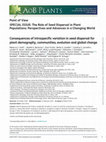 Research paper thumbnail of Consequences of intraspecific variation in seed dispersal for plant demography, communities, evolution and global change