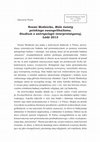 Research paper thumbnail of Noemi Modnicka, Małe światy polskiego ewangelikalizmu. Studium z antropologii interpretatywnej, Łódź 2013