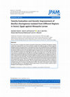 Research paper thumbnail of Toxicity Evaluation and Genetic Improvement of Bacillus thuringiensis Isolated from Different Regions in Assiut, Egypt against Mosquito Larvae