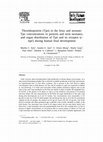 Research paper thumbnail of Thrombopoietin (Tpo) in the fetus and neonate: Tpo concentrations in preterm and term neonates, and organ distribution of Tpo and its receptor (c-mpl) during human fetal development