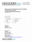 Research paper thumbnail of Forms 2 and 5 - Informed Consent and Study Information Document