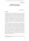 Research paper thumbnail of Hermenêutica filosófica e o debate Gadamer-Habermas