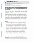 Research paper thumbnail of Therapist Behavior During Exposure Tasks Predicts Habituation and Clinical Outcome in Three Randomized Controlled Trials for Pediatric OCD