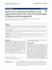 Research paper thumbnail of Jarcho-Levin syndrome in Pakistan: a case report and review of 321 cases on the principles of diagnosis and management