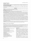 Research paper thumbnail of Do We Overdiagnose Migraine? A Prospective Study at Emergency Departments of Two Tertiary Care Hospitals