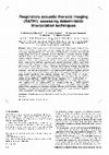 Research paper thumbnail of Respiratory acoustic thoracic imaging (RATHI): Assessing deterministic interpolation techniques