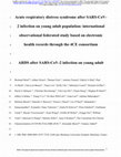 Research paper thumbnail of Acute respiratory distress syndrome after SARS-CoV-2 infection on young adult population: international observational federated study based on electronic health records through the 4CE consortium ARDS after SARS-CoV-2 infection on young adult