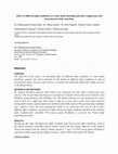 Research paper thumbnail of Effect of Different Light Conditions on Visual Shade Matching and Their Comparison with Instrumental Shade Matching