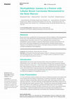 Research paper thumbnail of Myelophthisic Anemia in a Patient with Lobular Breast Carcinoma Metastasized to the Bone Marrow