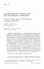 Research paper thumbnail of La depuración franquista del magisterio primario