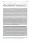 Research paper thumbnail of Preparedness and health risks associated with Moulay Abdellah Amghar moussem, Morocco, 2009-2010