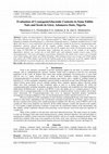 Research paper thumbnail of Evaluation of CyanogenicGlucoside Contents in Some Edible Nuts and Seeds in Girei, Adamawa State, Nigeria