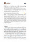 Research paper thumbnail of High Yield to 1-Propanol from Crude Glycerol Using Two Reaction Steps with Ni Catalysts