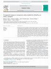 Research paper thumbnail of Ni-supported catalysts on mesoporous carbon modified by Al(H2PO4)3 to obtain 1-propanol