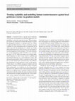 Research paper thumbnail of Treating scalability and modelling human countermeasures against local preference worms via gradient models