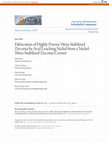 Research paper thumbnail of Fabrication of Highly Porous Yttria-Stabilized Zirconia by Acid Leaching Nickel from a Nickel-Yttria-Stabilized Zirconia Cermet