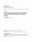 Research paper thumbnail of Clinically Relevant Dosage of Vancomycin Does Not Negatively Impact Periosteum Derived Osteoblast Precursor Cellular Functions