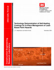 Research paper thumbnail of Technology Demonstration of Self-Healing Coatings for In-Place Management of Lead-Based Paint Hazards