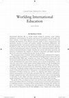 Research paper thumbnail of Worlding International Education