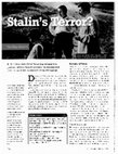 Research paper thumbnail of Stalin's Terror?