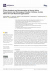 Research paper thumbnail of Green Synthesis and Incorporation of Sericin Silver Nanoclusters into Electrospun Ultrafine Cellulose Acetate Fibers for Anti-Bacterial Applications