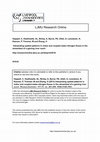 Research paper thumbnail of Interpreting spatial patterns in redox and coupled water–nitrogen fluxes in the streambed of a gaining river reach