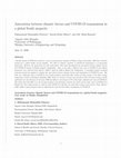 Research paper thumbnail of Association between climatic factors and COVID-19 transmission in a global South megacity