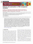 Research paper thumbnail of Defects and solarization in YAG transparent ceramics