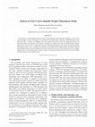 Research paper thumbnail of Analysis of Tools Used to Quantify Droplet Clustering in Clouds