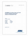 Research paper thumbnail of STORMVEX: The Storm Peak Lab Cloud Property Validation Experiment Science and Operations Plan