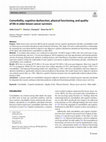 Research paper thumbnail of Comorbidity, cognitive dysfunction, physical functioning, and quality of life in older breast cancer survivors