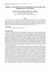 Research paper thumbnail of Thermal management of the adsorption-based vessel for hydrogeneous gas storage