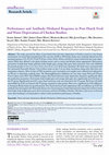 Research paper thumbnail of Performance and Antibody-Mediated Response to Post-Hatch Feed and Water Deprivation of Chicken Broilers