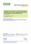 Research paper thumbnail of El impacto de los medios de comunicación sobre la definición del voto de los ciudadanos de Monterrey en las elecciones presidenciales de 2012