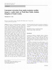 Research paper thumbnail of Lineament extraction from multi-resolution satellite imagery: a pilot study on Wadi Bani Malik, Jeddah, Kingdom of Saudi Arabia