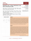 Research paper thumbnail of Preliminary Study of Radio Astronomical Lines Effect of Rain Below 2.9 GHZ