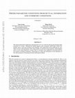 Research paper thumbnail of Order parameter conditions from mutual information and symmetry conditions