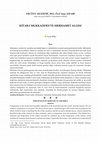 Research paper thumbnail of Yahudi̇ Ve Hiri̇sti̇yan Kutsal Meti̇nleri̇nde Merhamet Algisi